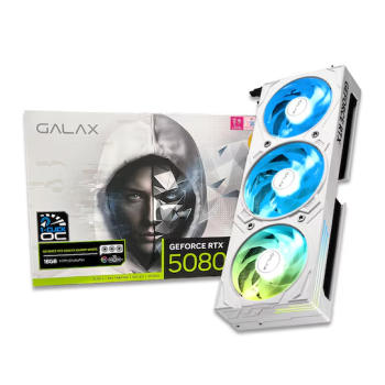 GALAX 지포스 그래픽카드 RTX5080 EX GAMER WHITE OC D7 16GB