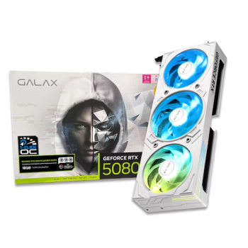 GALAX 지포스 그래픽카드 RTX5080 WHITE OC D7 16GB