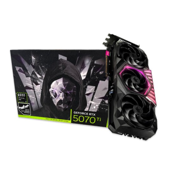 GALAX 지포스 그래픽카드 RTX5070 Ti HOF GAMING BLACK D7 16GB