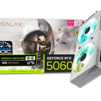 GALAX 지포스 그래픽카드 RTX5060 EX WHITE OC D7 8GB