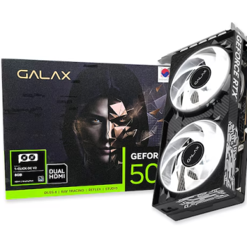 GALAX 지포스 그래픽카드 RTX5060 BLACK OC V2 D7 8GB DUAL HDMI