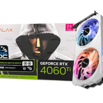 GALAX 지포스 그래픽카드 RTX4060 Ti EX WHITE OC V2 D6 8GB