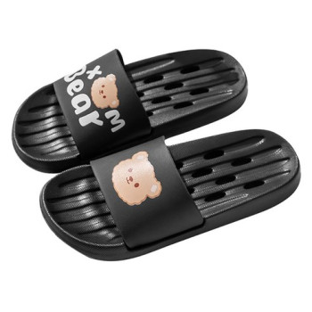 도림 곰돌이 미끄럼방지 물빠짐 EVA 욕실 슬리퍼