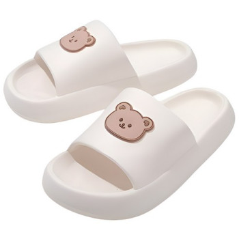 도림 남여공용 말랑말랑 곰돌이 안전확인 고급EVA 미끄럼방지 실내 구름 슬리퍼
